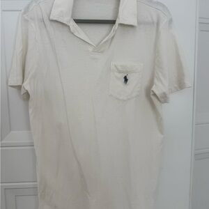 Polo by Ralph Lauren Men's Off-White Polo Shirt